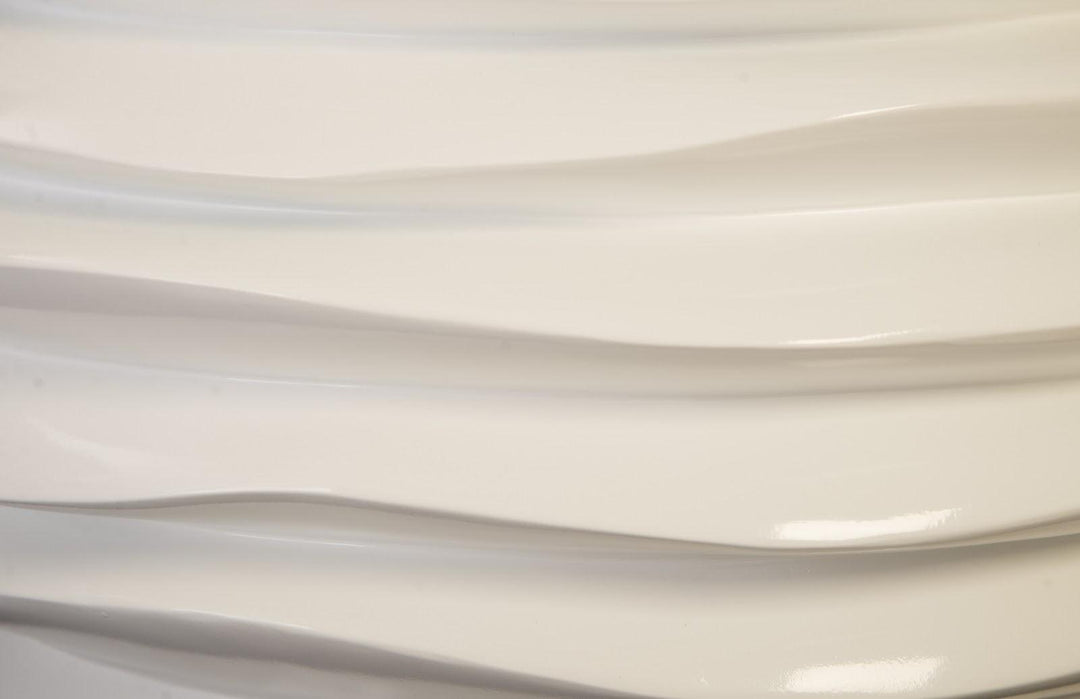 SwayLiving Spiral Planter, White, SM PLANTERS