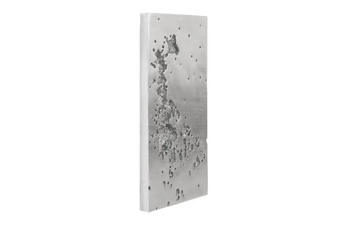 SwayLiving SPLOTCH DENSE SILVER WALL ART WALL ACCENTS