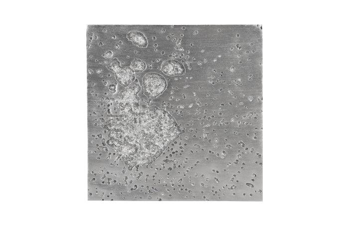 SwayLiving SPLOTCH DENSE SILVER WALL ART WALL ACCENTS