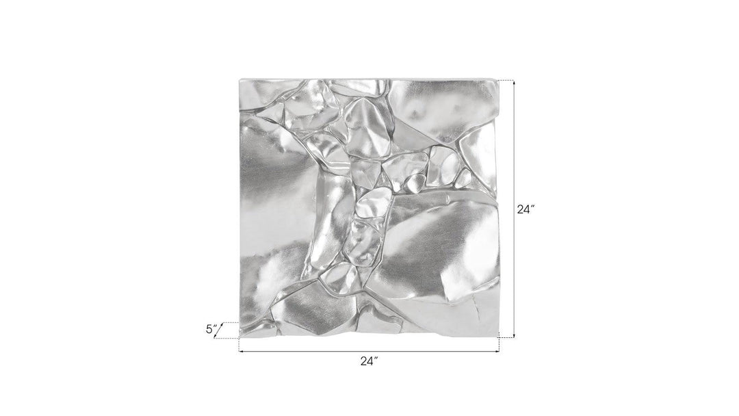 SwayLiving Cairn Wall Tile, Silver WALL ACCENTS