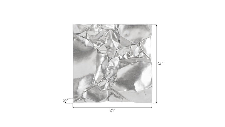 SwayLiving Cairn Wall Tile, Silver WALL ACCENTS