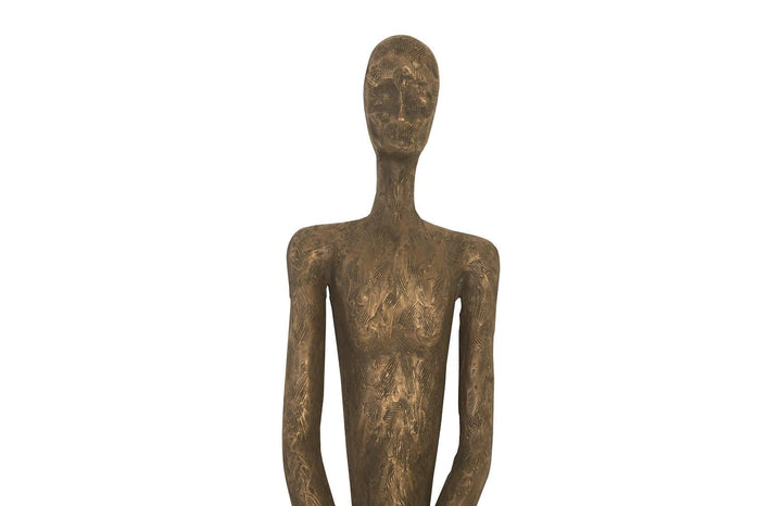 SwayLiving Lloyd Wall Sculpture, Resin, Bronze Finish WALL ACCENTS