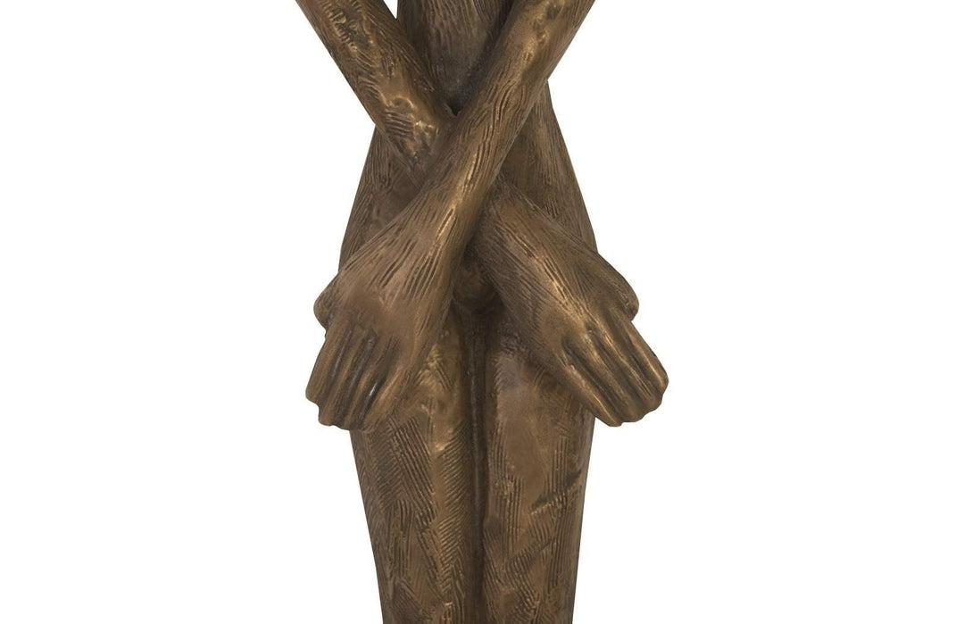 SwayLiving Lottie Wall Sculpture, Resin, Bronze Finish WALL ACCENTS