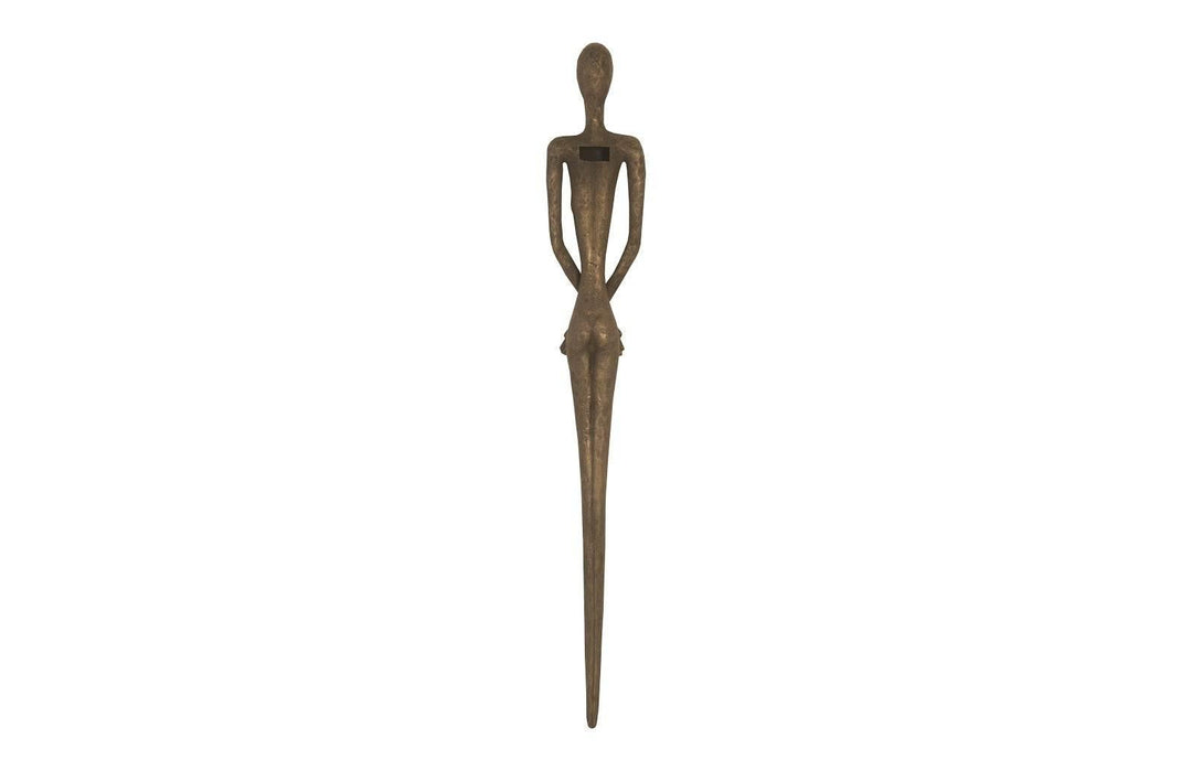 SwayLiving Lottie Wall Sculpture, Resin, Bronze Finish WALL ACCENTS