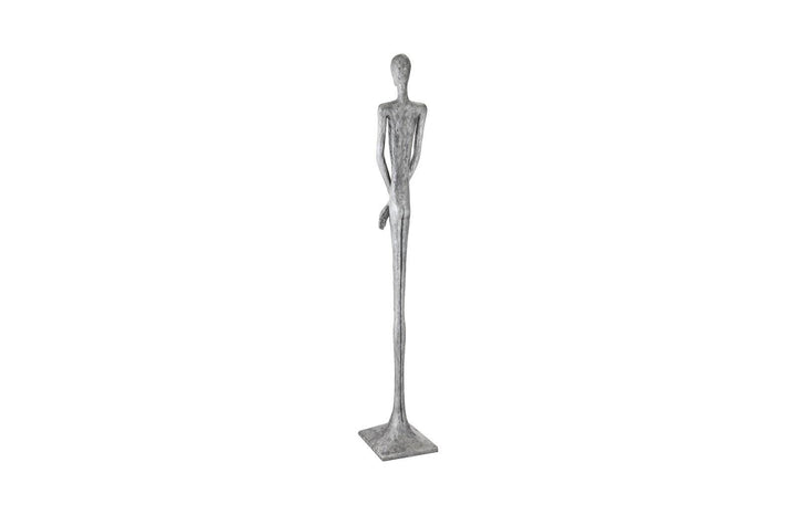 SwayLiving Lloyd Sculpture, Resin, Liquid Silver DECORATIVE OBJECTS