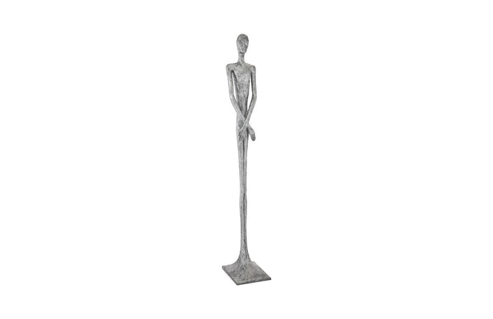 SwayLiving Lloyd Sculpture, Resin, Liquid Silver DECORATIVE OBJECTS