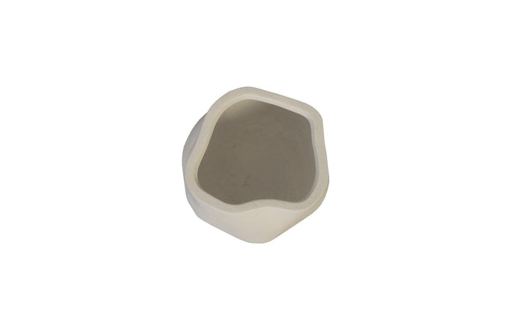 SwayLiving Claire Planter, Small, White PLANTERS