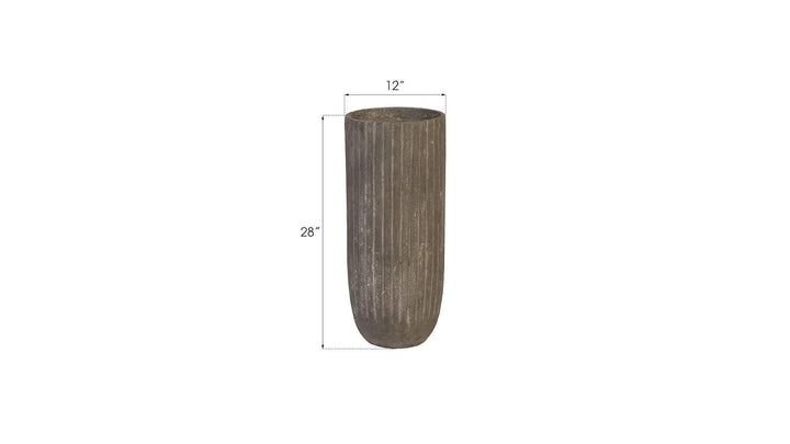 SwayLiving Lourdes Planter, Medium, Gray PLANTERS