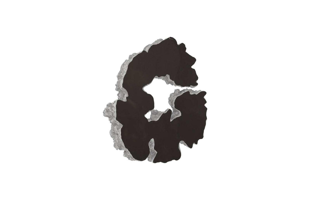 SwayLiving Lava Slice Wall Art, Resin, Stainless Steel, SM WALL ACCENTS