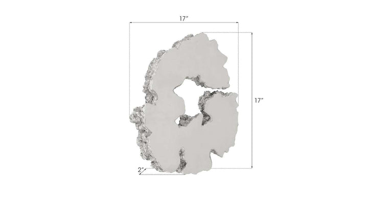 SwayLiving Lava Slice Wall Art, Resin, Stainless Steel, SM WALL ACCENTS