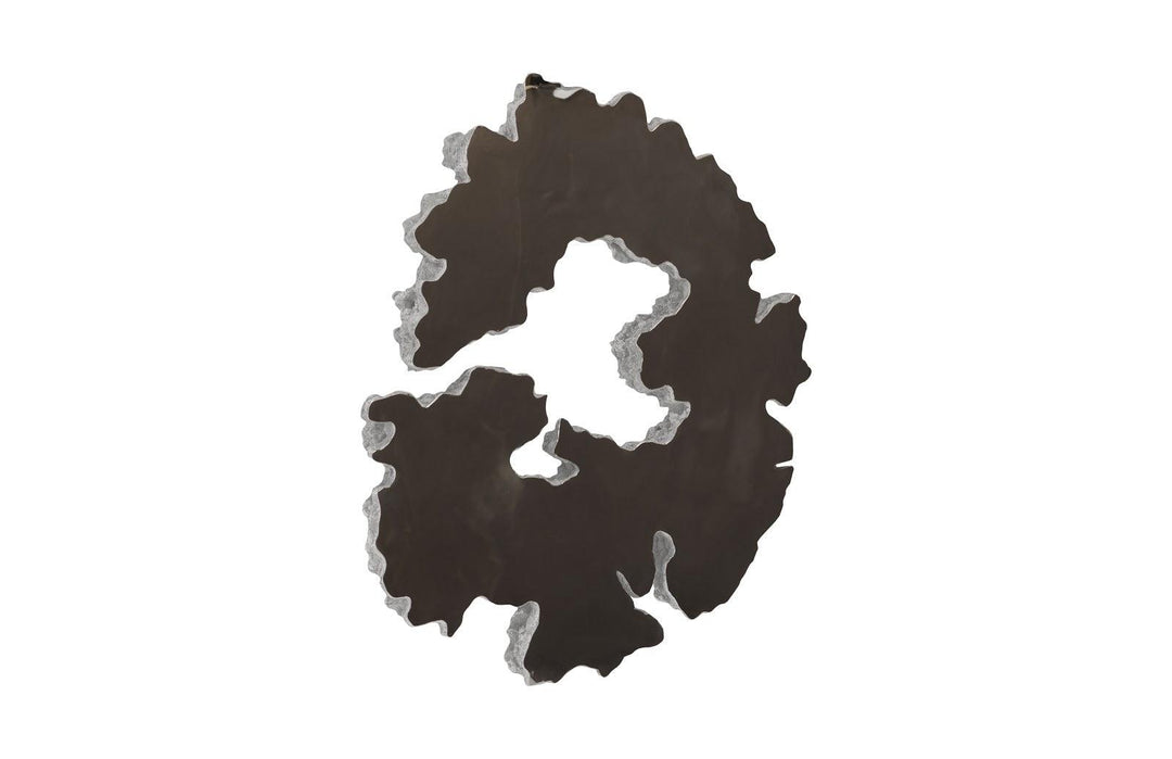SwayLiving Lava Slice Wall Art, Resin, Stainless Steel, LG WALL MIRRORS