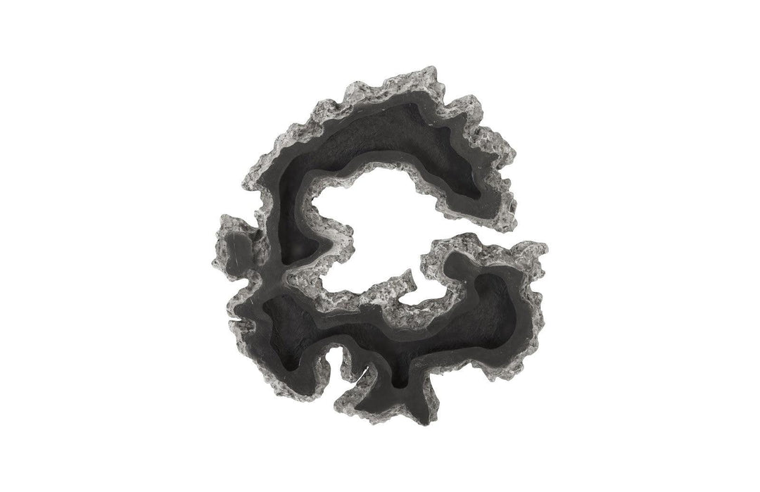 SwayLiving Lava Slice Wall Art, Resin, Stainless Steel, LG WALL MIRRORS