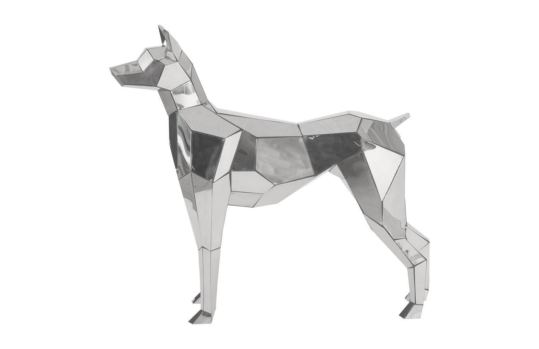 SwayLiving Crazy Cut Dog, Stainless Steel, Silver DECORATIVE OBJECTS