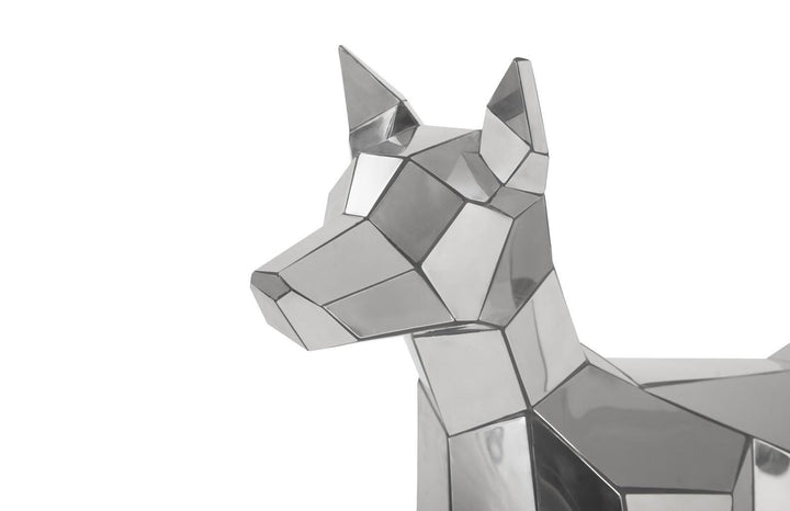 SwayLiving Crazy Cut Dog, Stainless Steel, Silver DECORATIVE OBJECTS