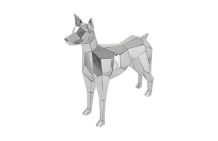 SwayLiving Crazy Cut Dog, Stainless Steel, Silver DECORATIVE OBJECTS