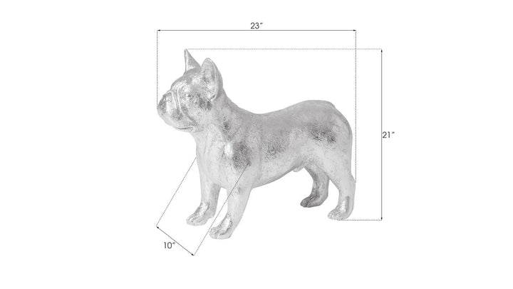 SwayLiving French Bulldog, Silver DECORATIVE OBJECTS