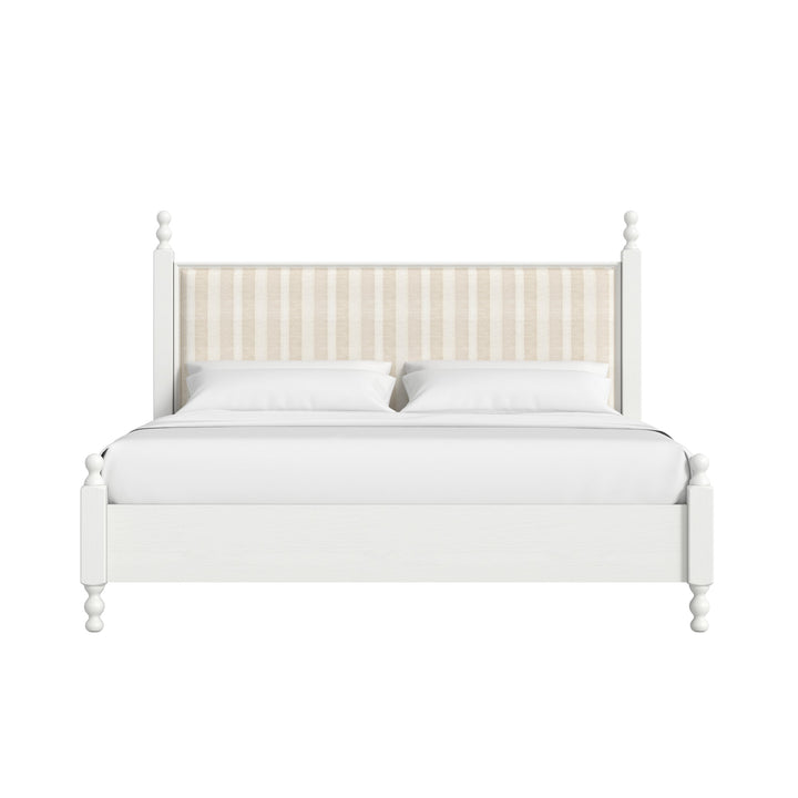 Haven KG Uph Finial Bed