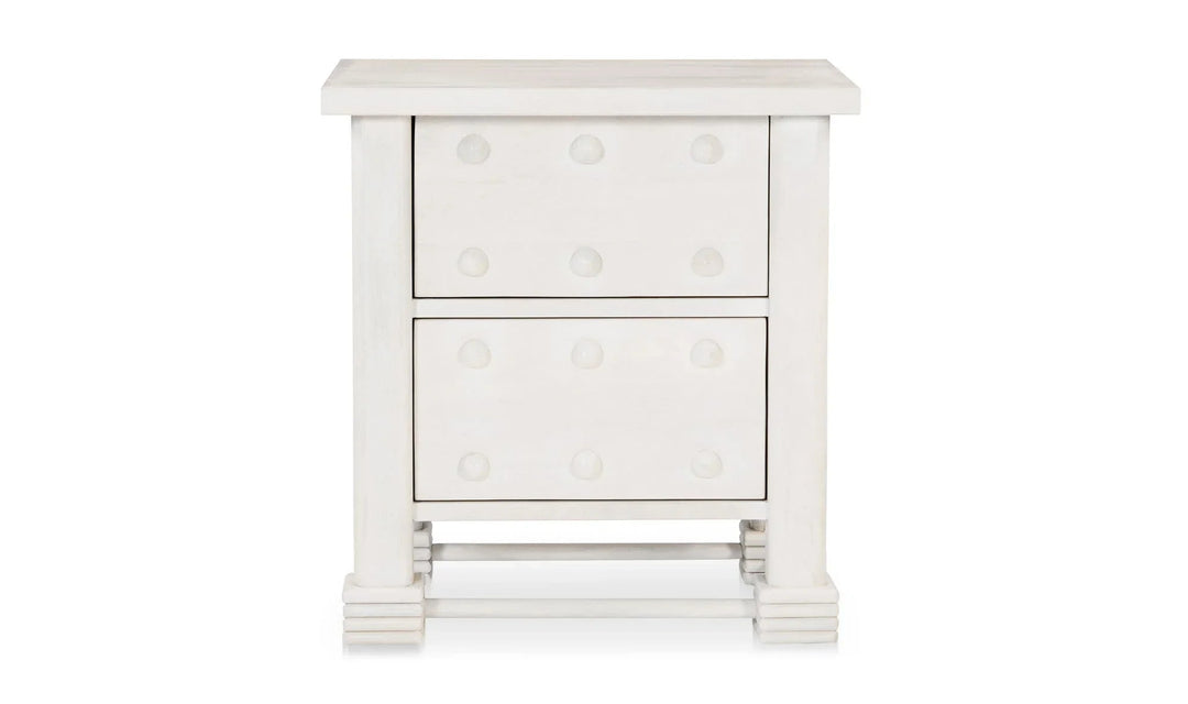 Clement Nightstand Whitewashed - SwayLiving