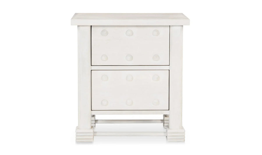 Clement Nightstand Whitewashed - SwayLiving