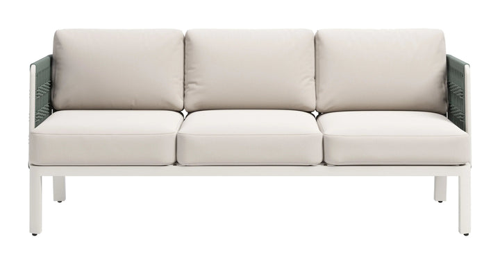SwayLiving Bridgehampton Sofa White OUTDOOR SOFAS + SECTIONALS