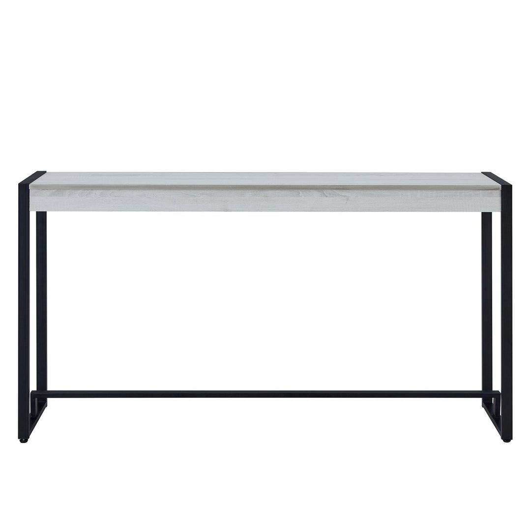 SwayLiving Holly & Martin Macen Console - Black w/ Distressed White CONSOLE TABLES