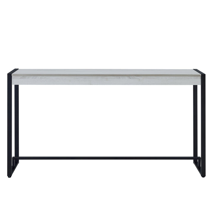 SwayLiving Holly & Martin Macen Console - Black w/ Distressed White CONSOLE TABLES