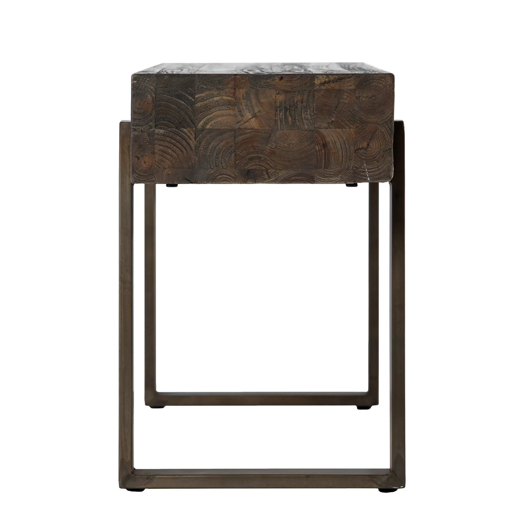 SwayLiving Dunlin Rustic Industrial Bench BENCHES