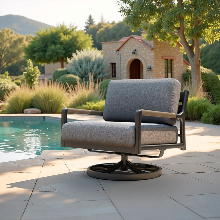Koleso Swivel Chair Gray