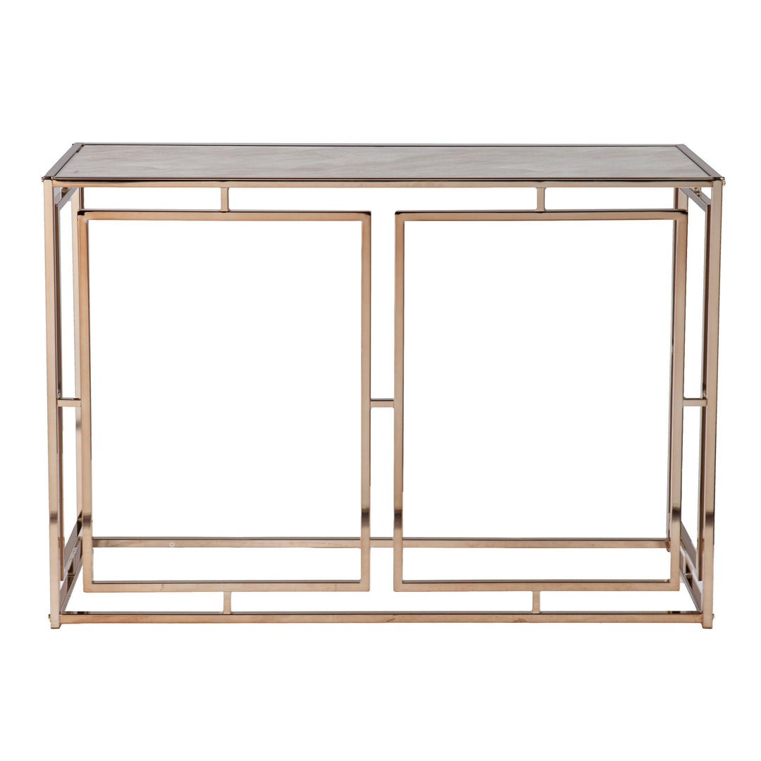 SwayLiving Simondley Faux Marble Console Table CONSOLE TABLES