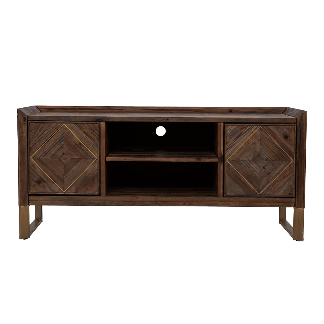 SwayLiving Astorland Reclaimed Wood Media Console MEDIA + TV STANDS