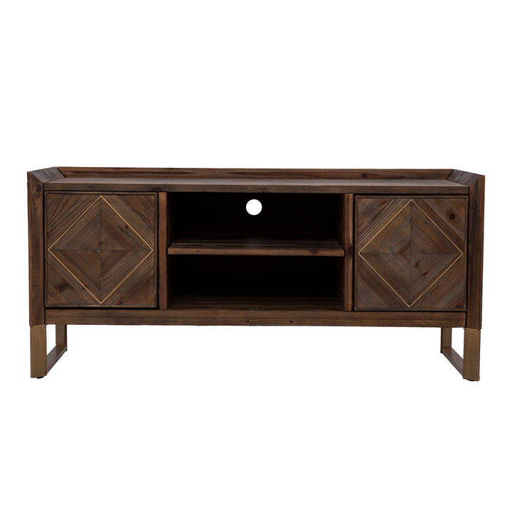 SwayLiving Astorland Reclaimed Wood Media Console MEDIA + TV STANDS
