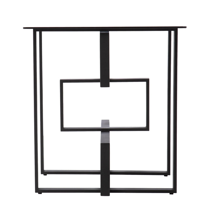 SwayLiving Clanlin Glass-Top Accent Table ACCENT TABLES