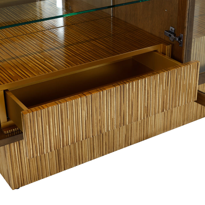 Suffolk Four-Door Lighted Credenza