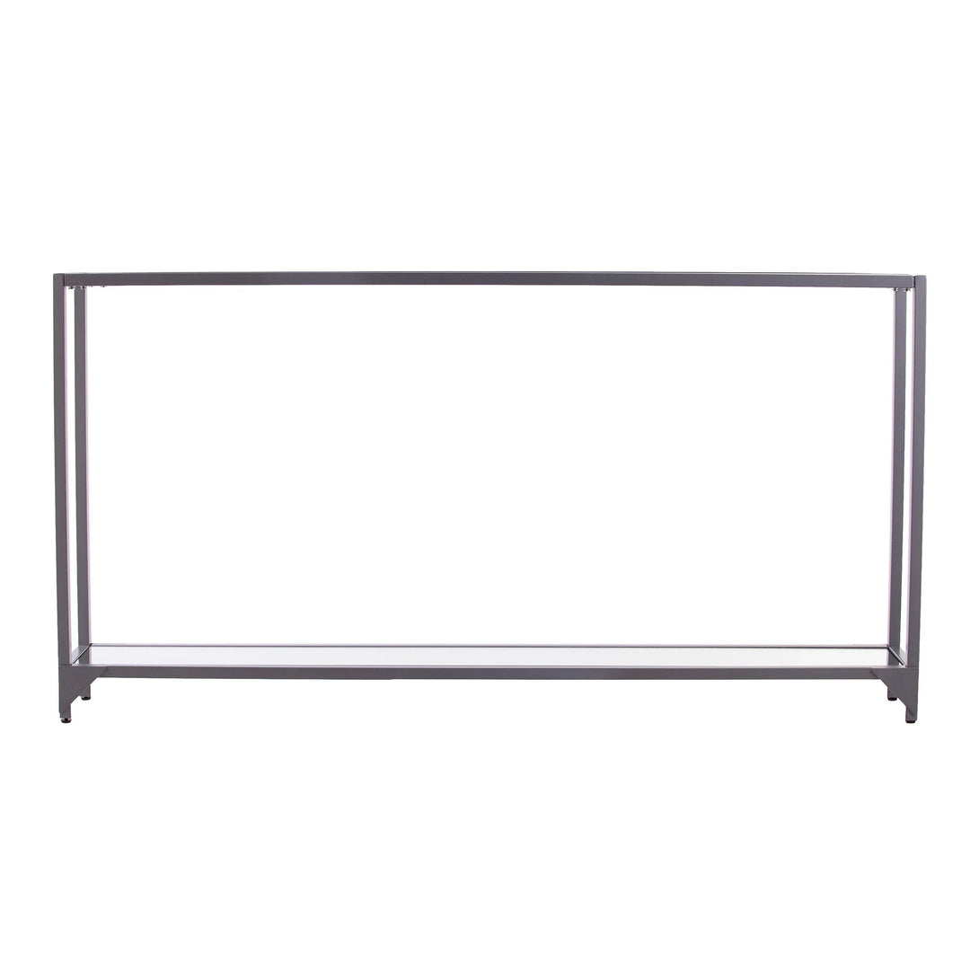 SwayLiving Bergen Narrow Metal Console Table - Silver CONSOLE TABLES