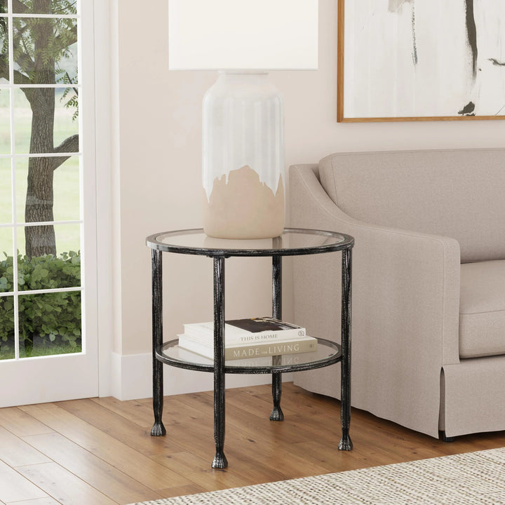 SwayLiving Jaymes Round Side Table ACCENT TABLES