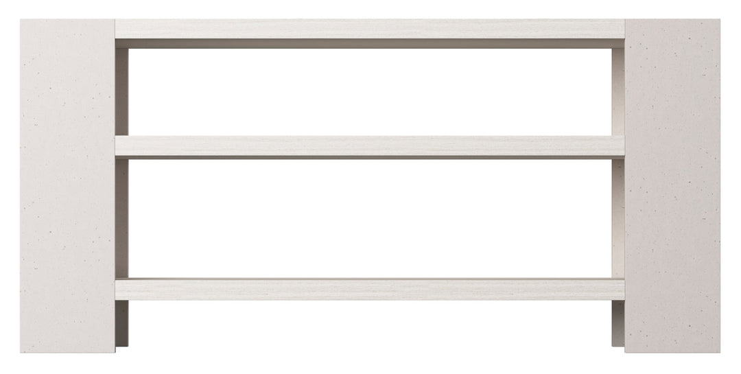 Stratum Console Table with Shelves