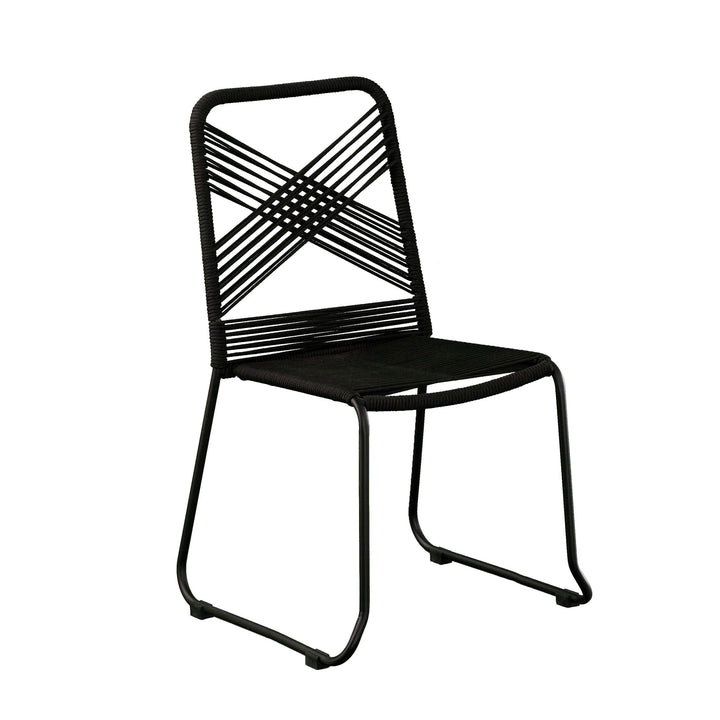 SwayLiving Holly & Martin Padko Outdoor Rope Chairs – 2pc Set OUTDOOR DINING CHAIRS