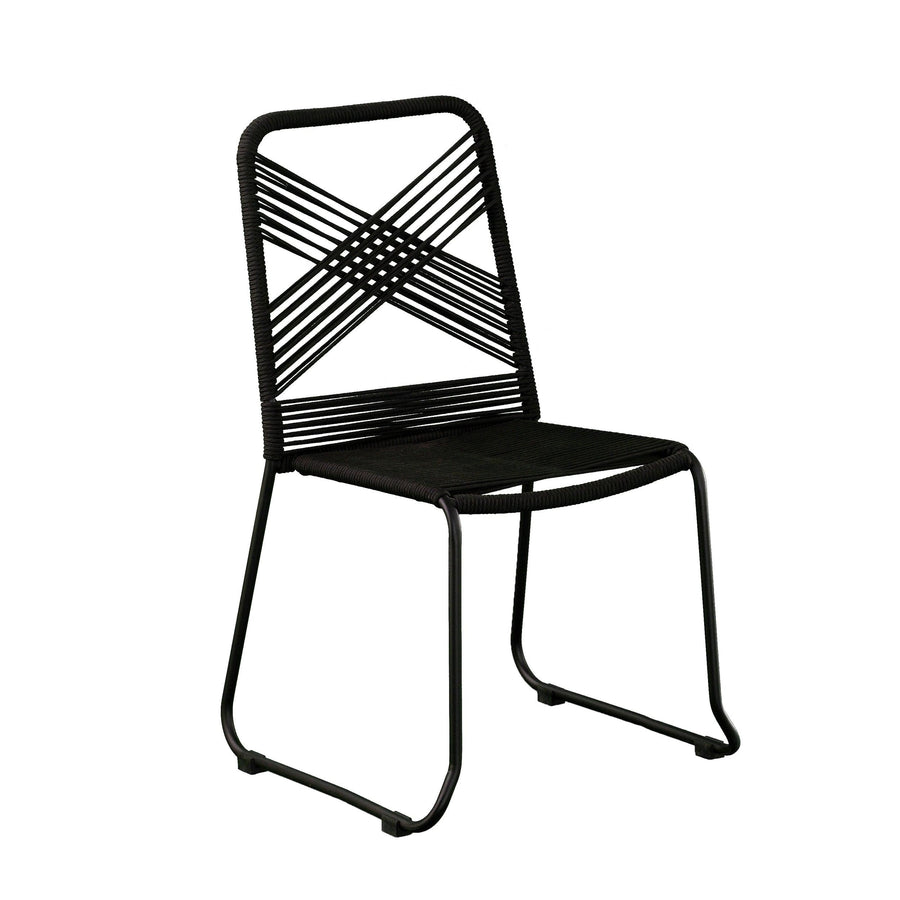 SwayLiving Holly & Martin Padko Outdoor Rope Chairs – 2pc Set OUTDOOR DINING CHAIRS