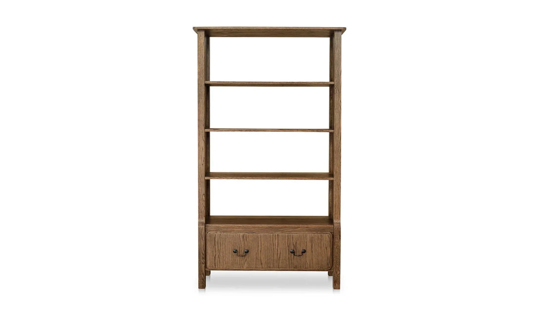 Caroline Bookcase Warm Brown - SwayLiving