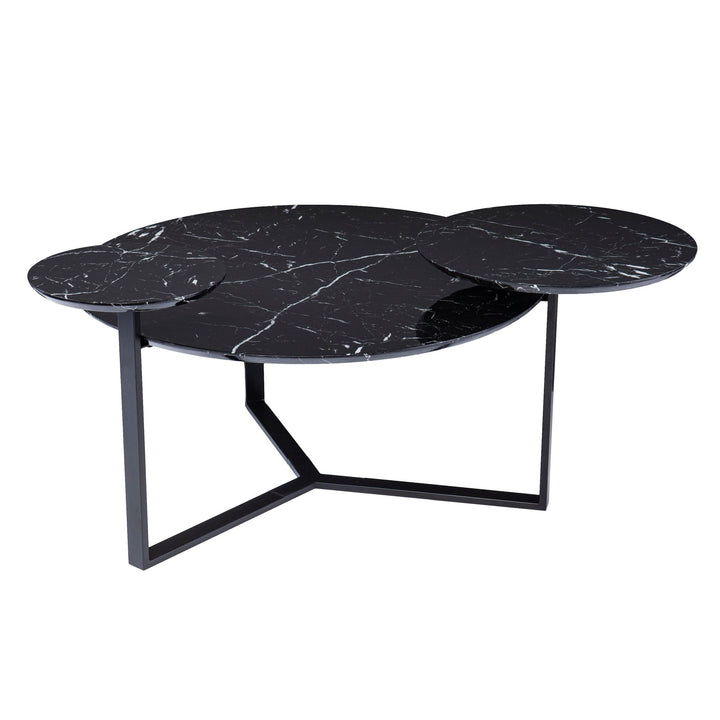 SwayLiving Saxelby Faux Marble Cocktail Table COFFEE TABLES