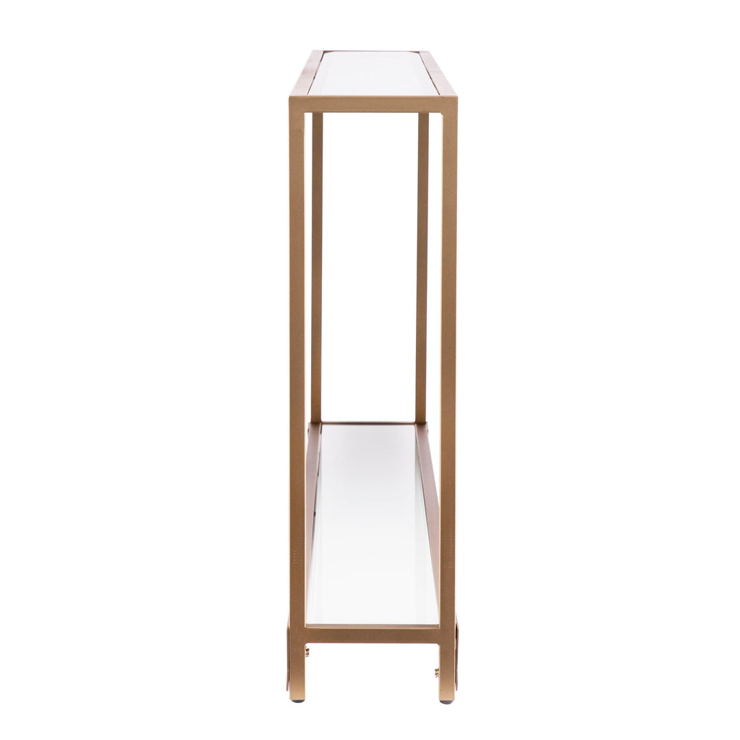 SwayLiving Bergen Narrow Console Table - Gold CONSOLE TABLES