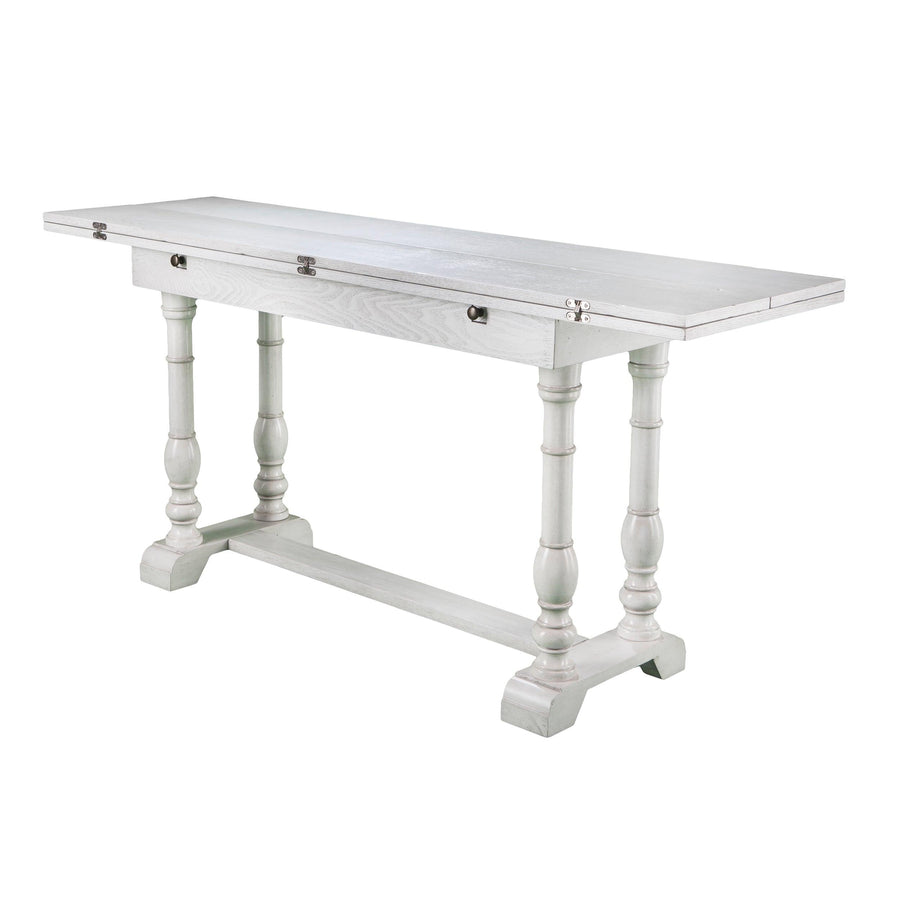 SwayLiving Edenderry Farmhouse Folding Trestle Console to Dining Table DINING TABLES