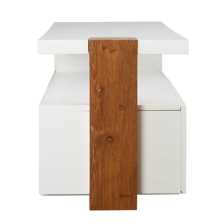 SwayLiving Harliston Contemporary Media Stand w/ Storage MEDIA + TV STANDS