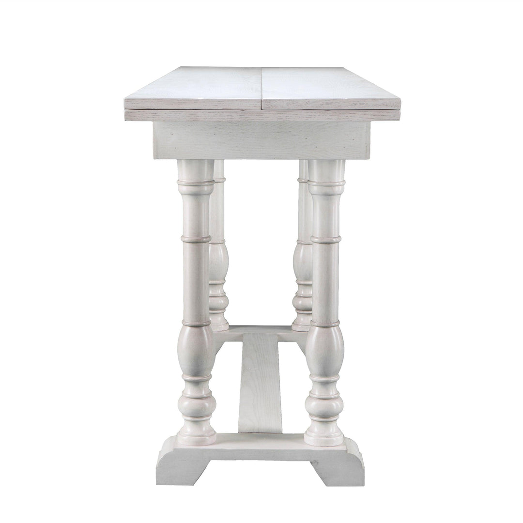SwayLiving Edenderry Farmhouse Folding Trestle Console to Dining Table DINING TABLES