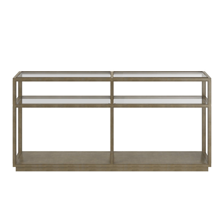 Glaze Console Table-Quartz