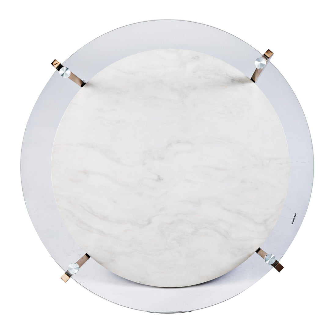 SwayLiving Avenida Cocktail Table - Glam Style - Warm Gold COFFEE TABLES