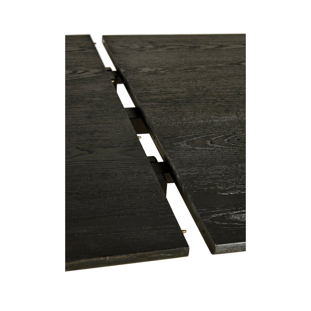 SwayLiving Timeless Epoch Trestle Dining Table in Ebonized Oak DINING TABLES