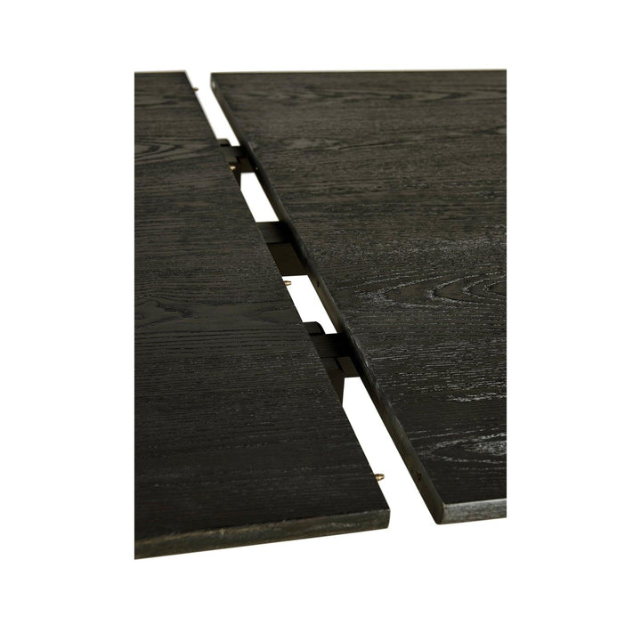SwayLiving Timeless Epoch Trestle Dining Table in Ebonized Oak DINING TABLES