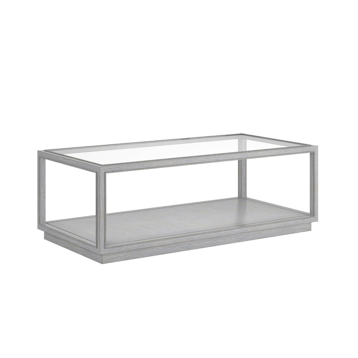 Glaze Rec Cktl Table-Vintage Blue