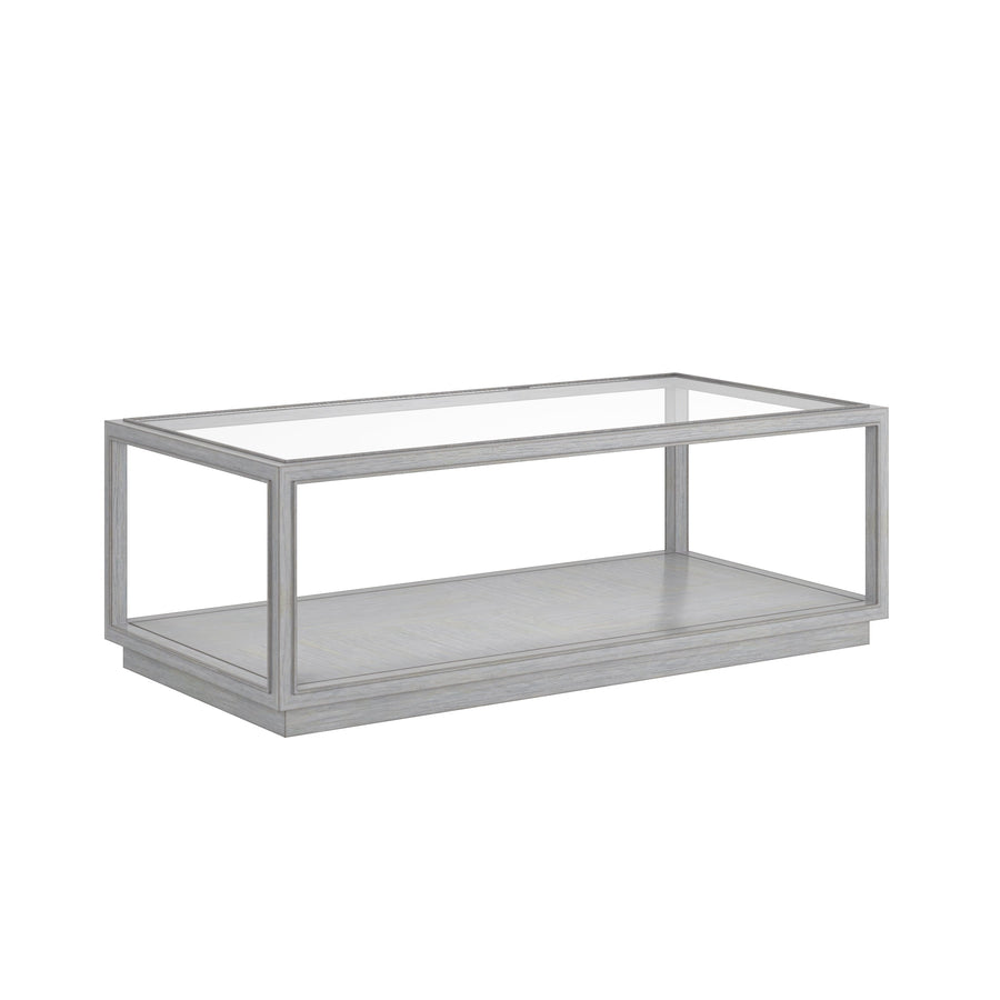 Glaze Rec Cktl Table-Vintage Blue